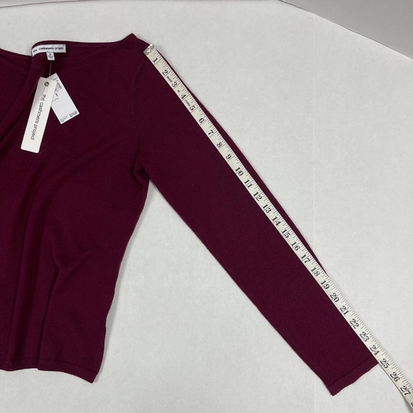 The Cashmere Project - California Cashmere Shirttail Crew - Size M‎ - NEW. - Picture 6 of 15